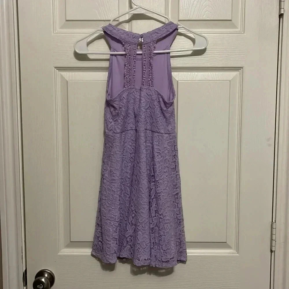 ❤️ beautiful, purple lace dress - Picture 5 of 6